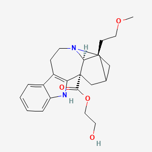 molecular formula C23H30N2O4 B10841726 2-Hydroxyethyl 18-methoxycoronaridinate 