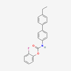 molecular formula C21H18FNO2 B10841734 2-Fluorophenyl 4''-ethylbiphenyl-4-ylcarbamate 