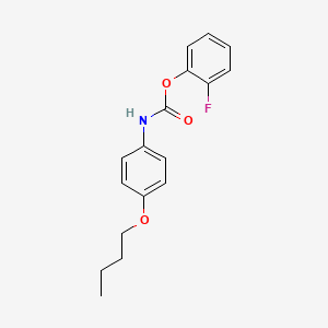 2-Fluorophenyl 4-butoxyphenylcarbamate