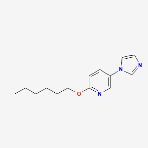 2-Hexyloxy-5-imidazol-1-yl-pyridine