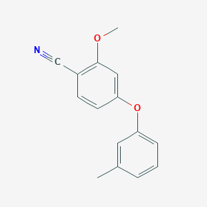 2-Methoxy-4-(m-tolyloxy)benzonitrile