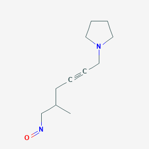 molecular formula C11H18N2O B10841913 2-Methyl-6-pyrrolidin-1-yl-hex-4-ynal oxime 