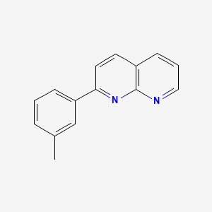 molecular formula C15H12N2 B10841998 2-m-Tolyl-1,8-naphthyridine 