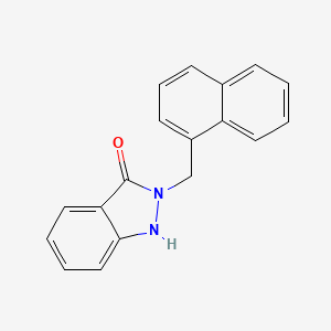 molecular formula C18H14N2O B10842007 2-Naphthalen-1-ylmethyl-1,2-dihydro-indazol-3-one 