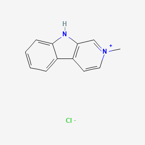 molecular formula C12H11ClN2 B10842031 Normelinonine F 