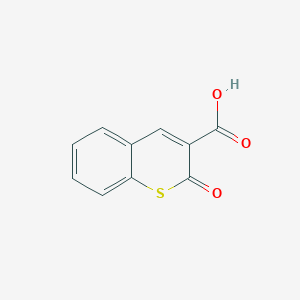 molecular formula C10H6O3S B10842060 2-oxo-2H-thiochromene-3-carboxylic acid CAS No. 66253-08-5