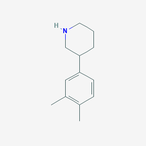 molecular formula C13H19N B10842312 3-(3,4-Dimethylphenyl)piperidine 