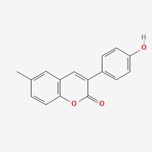 3-(4-hydroxyphenyl)-6-methyl-2H-chromen-2-one