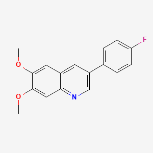 3-(4-Fluoro-phenyl)-6,7-dimethoxy-quinoline