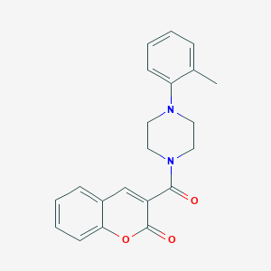 3-(4-o-Tolylpiperazine-1-carbonyl)coumarin