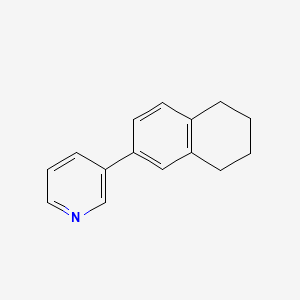 3-(5,6,7,8-Tetrahydronaphthalen-2-yl)pyridine