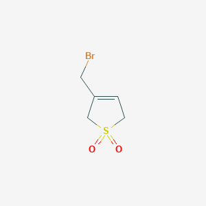 molecular formula C5H7BrO2S B108436 3-(溴甲基)-2,5-二氢噻吩-1,1-二氧化物 CAS No. 31554-48-0