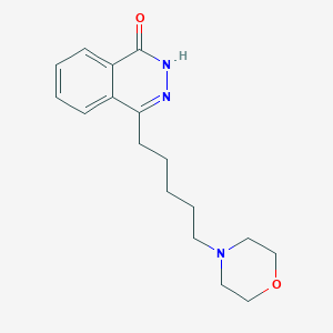 molecular formula C17H23N3O2 B10843604 4-(5-Morpholin-4-yl-pentyl)-2H-phthalazin-1-one 