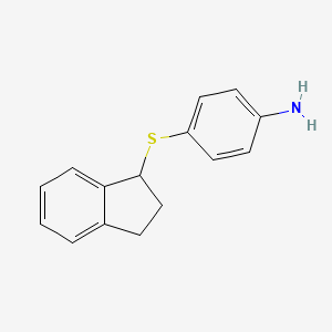 4-(Indan-1-ylsulfanyl)-phenylamine