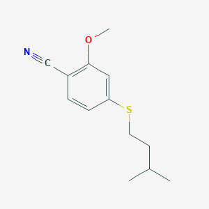 4-(Isopentylthio)-2-methoxybenzonitrile