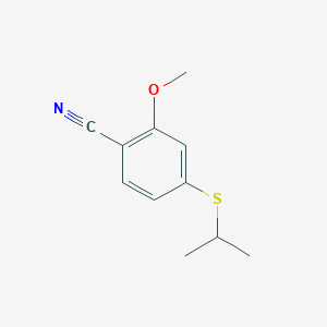 4-(Isopropylthio)-2-methoxybenzonitrile