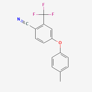 4-(p-Tolyloxy)-2-(trifluoromethyl)benzonitrile