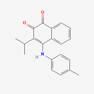 4-(p-Toluidino)-3-isopropylnaphthalene-1,2-dione