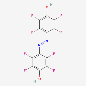 molecular formula C12H2F8N2O2 B10843814 4,4'-Dihydroxyoctafluoroazobenzene 