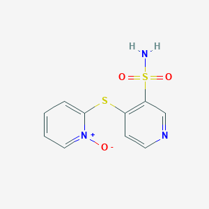 molecular formula C10H9N3O3S2 B10843831 4-(N-Oxide-2-pyridylthio)pyridine-3-sulfonamide 