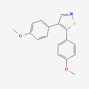 molecular formula C17H15NO2S B10843872 4,5-Bis(4-methoxyphenyl)isothiazole 