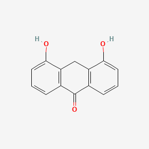 molecular formula C14H10O3 B10843887 4,5-Dihydroxy-10H-anthracen-9-one 