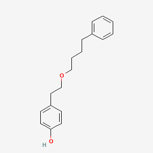 molecular formula C18H22O2 B10843934 4-[2-(4-Phenyl-butoxy)-ethyl]-phenol 