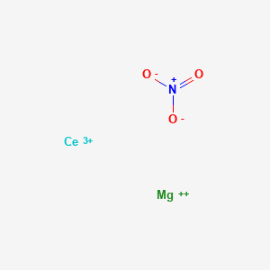 molecular formula Ce2H48Mg3N12O60 B108440 硝酸铈(3+)镁盐 CAS No. 17968-09-1