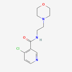 molecular formula C12H16ClN3O2 B10844141 4-Chloro-N-(2-morpholinoethyl)nicotinamide 