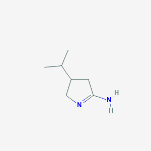 molecular formula C7H14N2 B10844304 4-Isopropyl-pyrrolidin-(2Z)-ylideneamine 