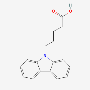 molecular formula C17H17NO2 B10844703 5-Carbazol-9-yl-pentanoic acid 