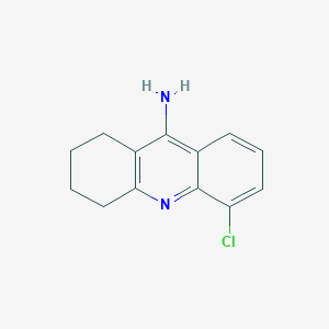 molecular formula C13H13ClN2 B10844705 5-Chloro-1,2,3,4-tetrahydro-acridin-9-ylamine 