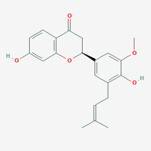 molecular formula C21H22O5 B10844721 5-deoxyabyssinin II 