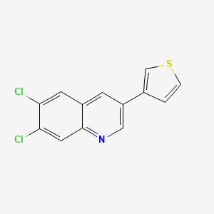 6,7-Dichloro-3-thiophen-3-yl-quinoline