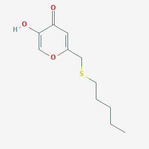 5-hydroxy-2-(pentylthiomethyl)-4H-pyran-4-one