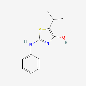 5-isopropyl-2-(phenylamino)thiazol-4(5H)-one