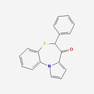 6-Phenylpyrrolo[2,1-d][1,5]benzothiazepin-7-one