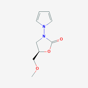 (5R)-5-(methoxymethyl)-3-pyrrol-1-yl-1,3-oxazolidin-2-one