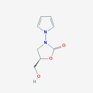 5-Hydroxymethyl-3-pyrrol-1-yl-oxazolidin-2-one