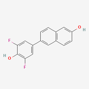 6-(3,5-Difluoro-4-hydroxy-phenyl)-naphthalen-2-ol