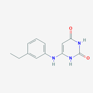 6-(3-Ethyl-phenylamino)-1H-pyrimidine-2,4-dione