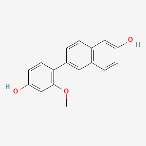 6-(4-Hydroxy-2-methoxy-phenyl)-naphthalen-2-ol