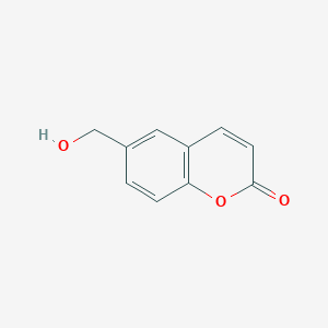 molecular formula C10H8O3 B10845063 6-(hydroxymethyl)-2H-chromen-2-one 