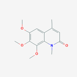 6,7,8-Trimethoxy-1,4-dimethylquinolin-2(1H)-one