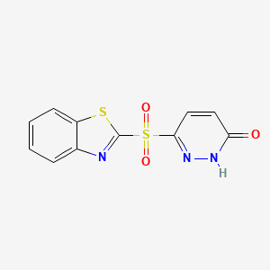 6-(Benzothiazole-2-sulfonyl)-2H-pyridazin-3-one