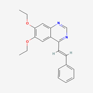 6,7-Diethoxy-4-styrylquinazoline