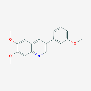 6,7-Dimethoxy-3-(3-methoxy-phenyl)-quinoline