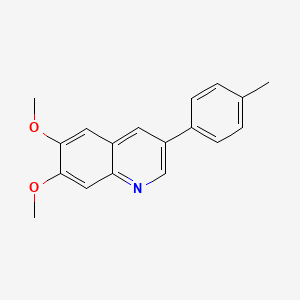 6,7-Dimethoxy-3-p-tolyl-quinoline