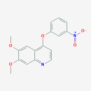 6,7-Dimethoxy-4-(3-nitro-phenoxy)-quinoline