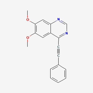 6,7-Dimethoxy-4-(2-phenylethynyl)quinazoline